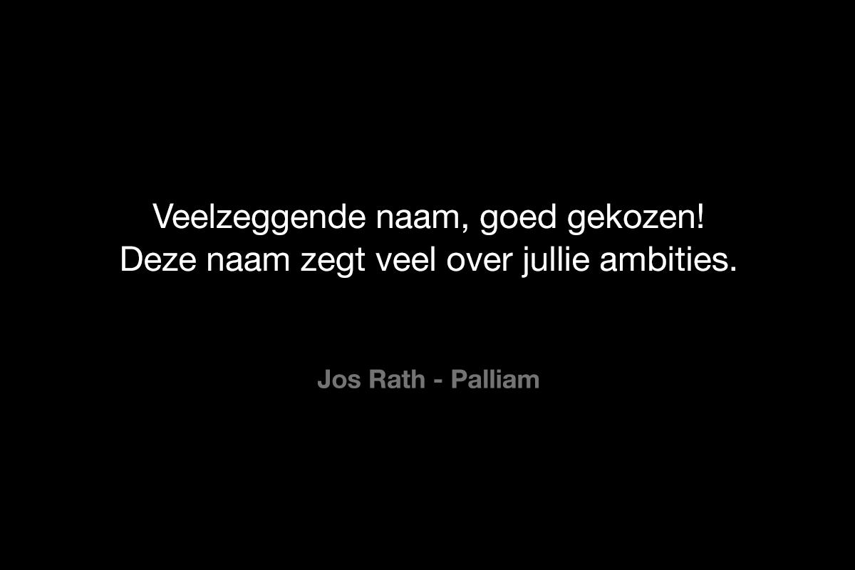 Onze Bootschap: Bedankt!